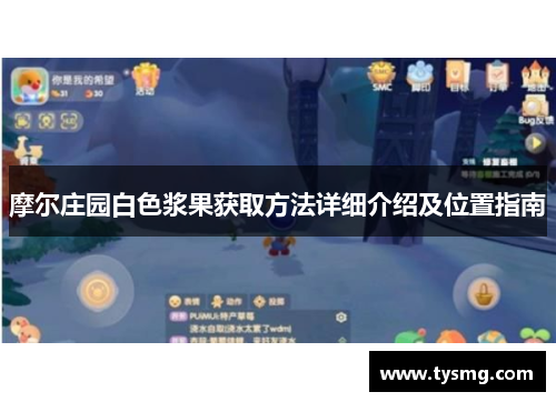 摩尔庄园白色浆果获取方法详细介绍及位置指南