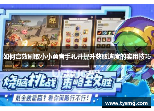 如何高效刷取小小勇者手礼并提升获取速度的实用技巧